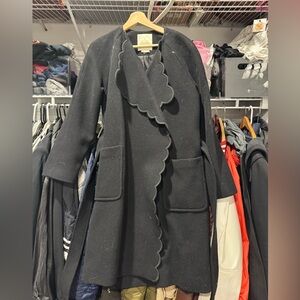 Kate Spade black wrap winter coat